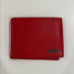 Calvin Klein Red Leather Wallet